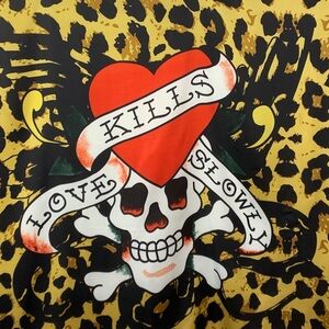Ed Hardy Love Kills Slowly Scarf NEW!